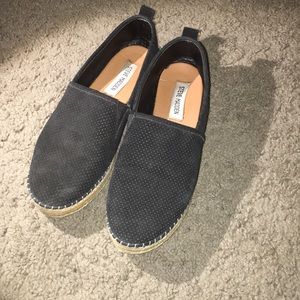 Steve Madden Black Espadrilles